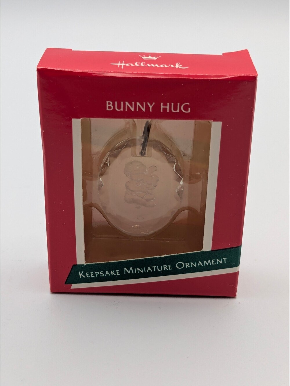 Hallmark Keepsake Bunny Hug Miniature Ornament 1989, New in Box